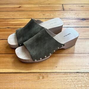 & Other Stories open toe clog shoes US8 mules